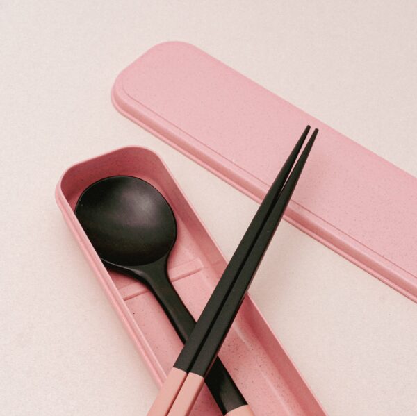Handmade Color Wooden Spoon and Chopsticks Set_ECOCWSACS01